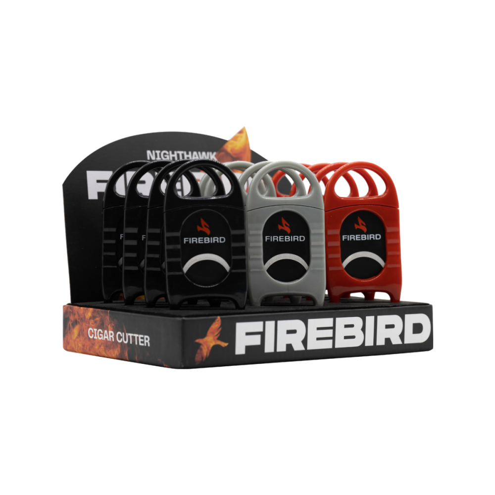 Firebird Nighthawk Cigar Cutter, 12 pc assrt. 24M)