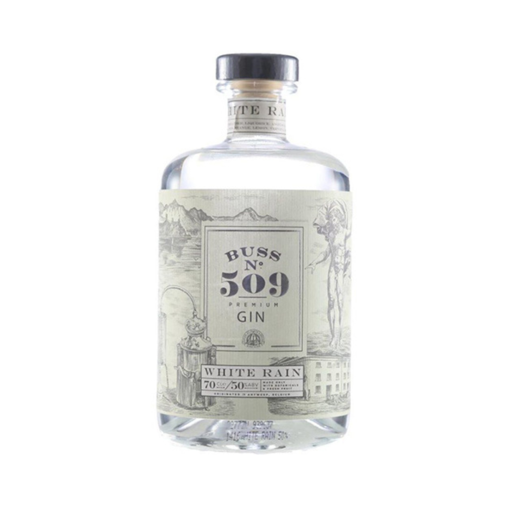 Buss 509  White Rain Gin 50% 0.7L